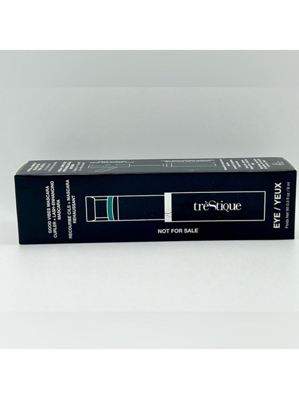 Trestique Black Good Vibes Mascara (Comes with built-in Eyelash Curler)